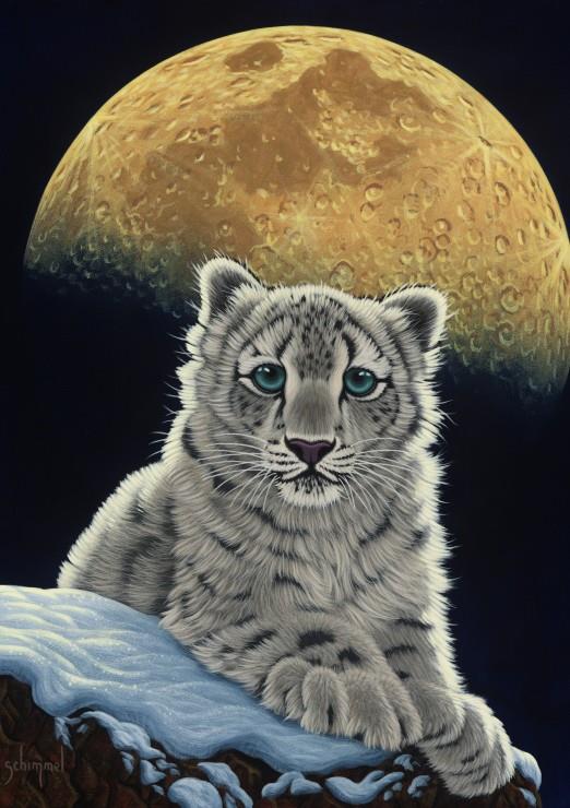 Grafika Schim Schimmel - Moon Leopard Jigsaw Puzzle (1500 Pieces)