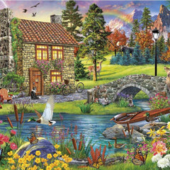 Wild Cottage Retreat Jigsaw Puzzle (1000 Pieces)