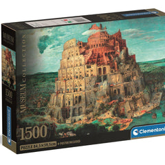 Clementoni Museum Babel Tower, Bruegel Jigsaw Puzzle (1500 Pieces)