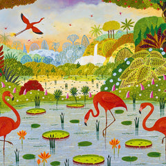 Pieces & Peace Flamants des Caraïbes Jigsaw Puzzle (1000 Pieces)