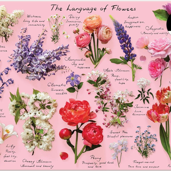 Galison Language of Flowers Jigsaw Puzzle (1000 Pieces)