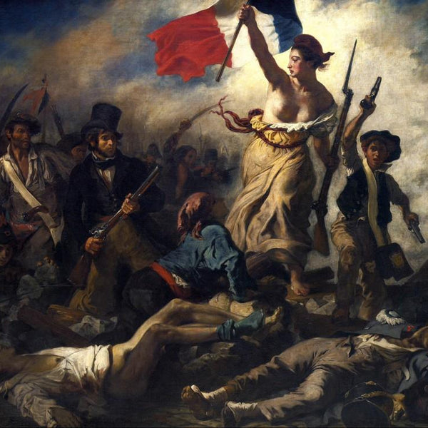 Grafika Eugene Delacroix: La Liberte Guidant Le Peuple, 1830  Jigsaw Puzzle (1000 Pieces) DAMAGED