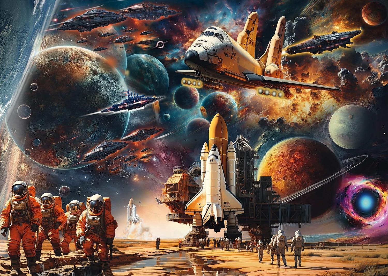 Schmidt Michele Farella: The Fascination of Space Travel Jigsaw Puzzle (1000 Pieces)