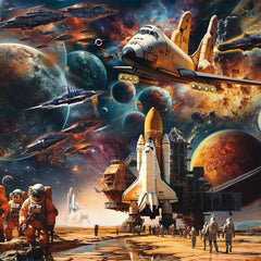 Schmidt Michele Farella: The Fascination of Space Travel Jigsaw Puzzle (1000 Pieces)