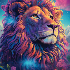 Schmidt Lion in the Wind of Colours Jigsaw Puzzle (1000 Pieces)