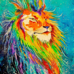 Enjoy Rainbow Lion Jigsaw Puzzle (1000 Pieces)