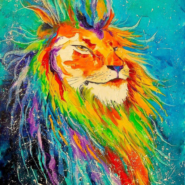 Enjoy Rainbow Lion Jigsaw Puzzle (1000 Pieces)