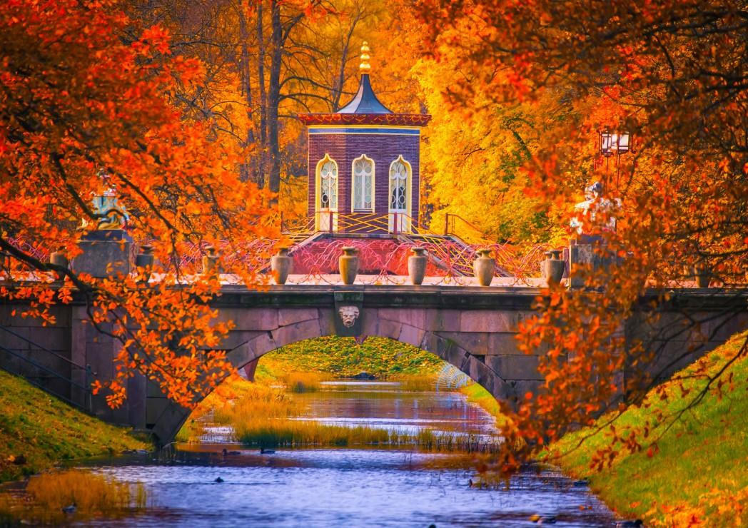 Bluebird Park of Pushkin, Russia Jigsaw Puzzle (1500 Pieces)