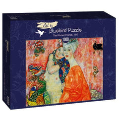 Bluebird Art Klimt - The Women Friends, 1917 Jigsaw Puzzle (1000 Pieces)