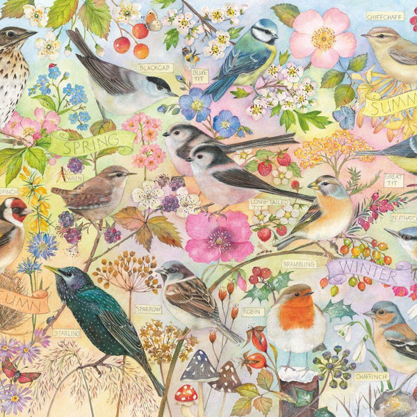 Otter House Birds Of The Seasons Jigsaw Puzzle (1000 Pieces)