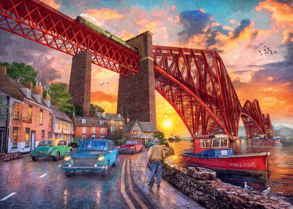 Ravensburger Forth Bridge at Sunset Jigsaw Puzzle (1000 Pieces)