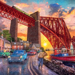 Ravensburger Forth Bridge at Sunset Jigsaw Puzzle (1000 Pieces)