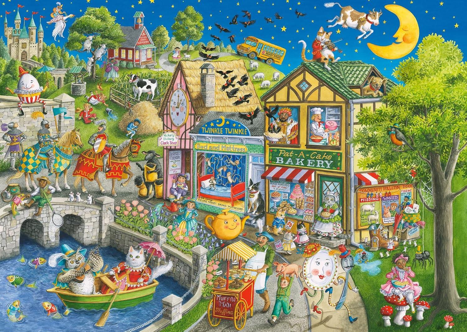 Ravensburger Mother Gooseville Jigsaw Puzzle (1000 Pieces)