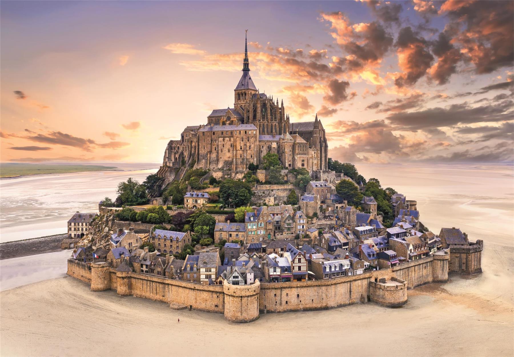 Clementoni The Mont Saint-Michel Rising Jigsaw Puzzle (1500 Pieces)