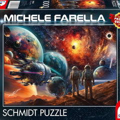 Schmidt Michele Farella: Cosmic Colours Journey into Space Jigsaw Puzzle (1000 Pieces)