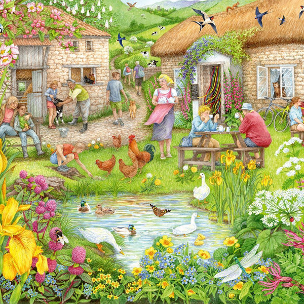 Ravensburger Cosy Cafe No.3 Valley Farm Cafe Jigsaw Puzzle (1000 Pieces)