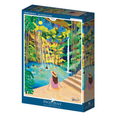 Pieces & Peace Cenote Ik'Il Jigsaw Puzzle (500 Pieces) DAMAGED BOX