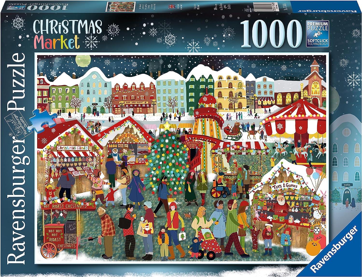 Ravensburger Christmas Market Jigsaw Puzzle 1000 Pieces Pdk