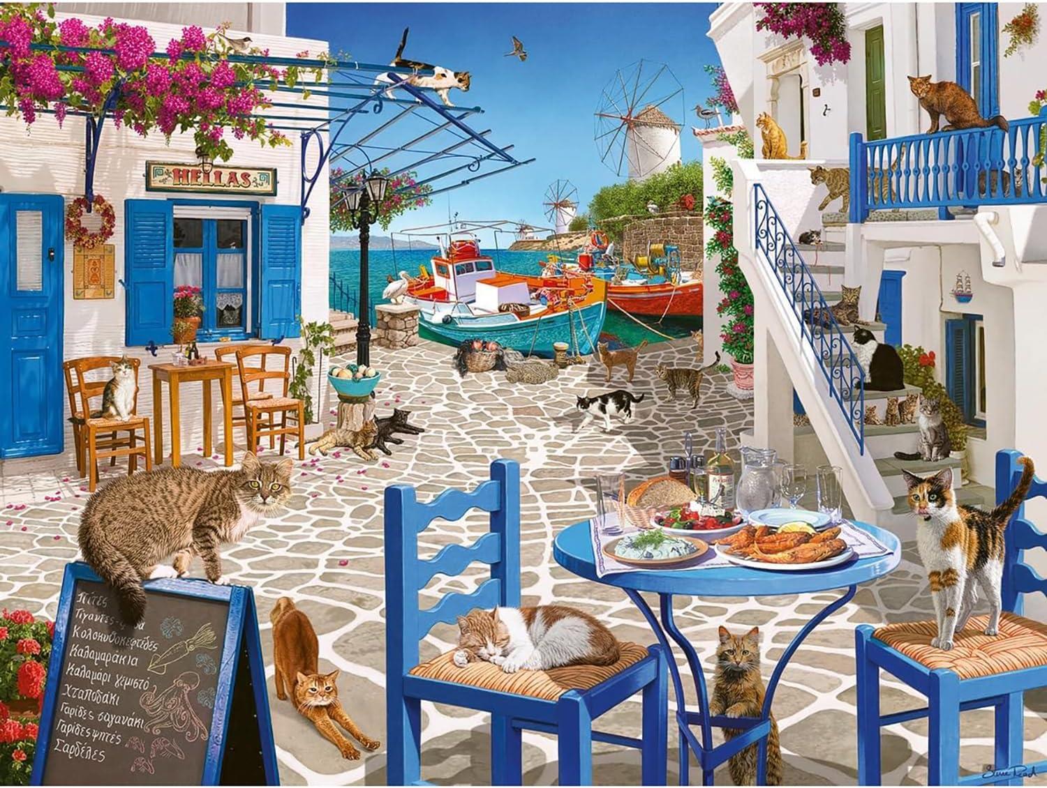 Ravensburger Cats of Mykonos Jigsaw Puzzle (1500 Pieces)