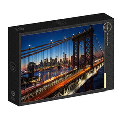 Grafika Brooklyn Bridge, Manhattan, New York Jigsaw Puzzle (500 Pieces)