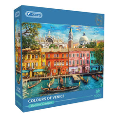 Gibsons Colours of Venice Jigsaw Puzzle (1000 Pieces)