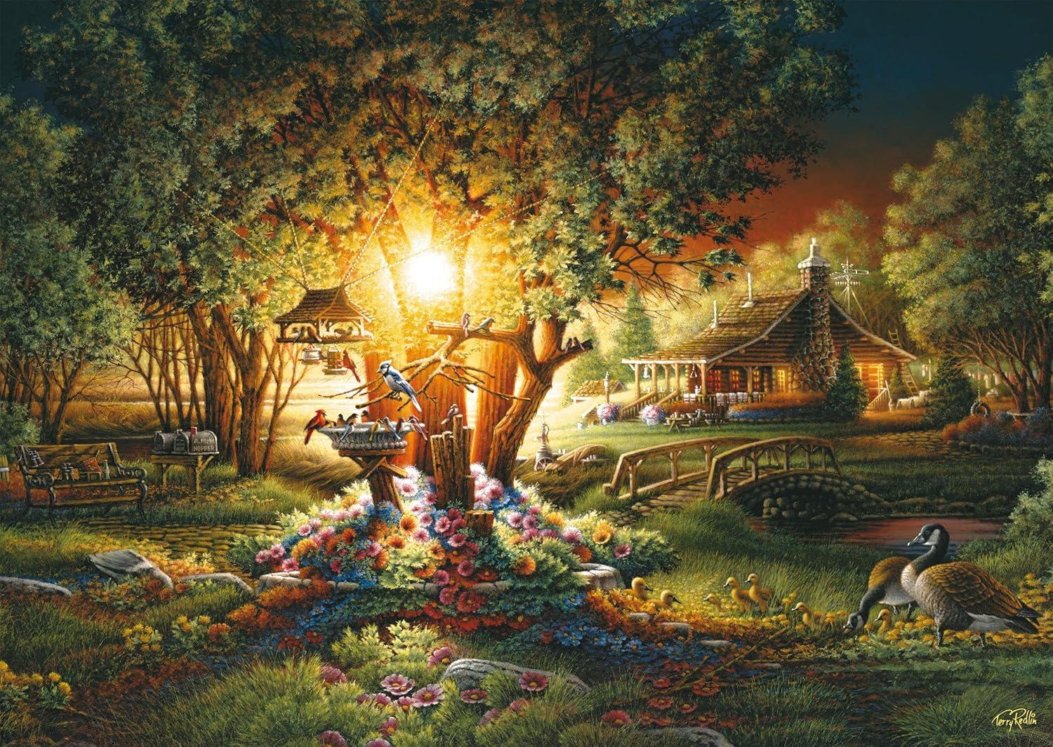 Schmidt Terry Redlin: Magnificent Spring Glow Jigsaw Puzzle (1000 Pieces)