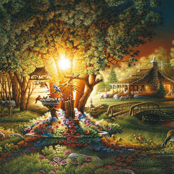 Schmidt Terry Redlin: Magnificent Spring Glow Jigsaw Puzzle (1000 Pieces)