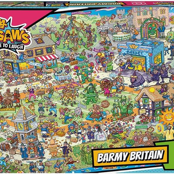 Gibsons Barmy Britain Jokesaws Jigsaw Puzzle (1000 Pieces)