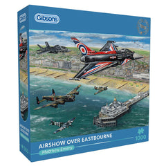 Gibsons Airshow Over Eastbourne Jigsaw Puzzle (1000 Pieces)