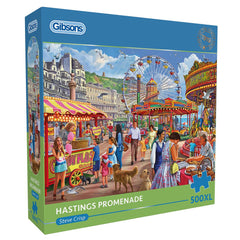 Gibsons Hastings Promenade Jigsaw Puzzle (500 XL Extra Large Pieces)