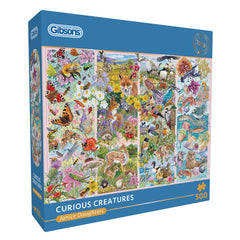 Gibsons Curious Creatures Jigsaw Puzzle (500 Pieces)