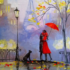 Enjoy Rainy Day in Paris Jigsaw Puzzle (1000 Pieces)