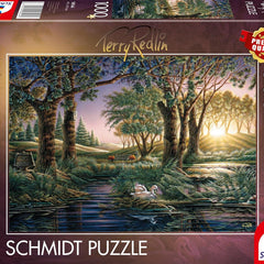 Schmidt Terry Redlin: Morning Magic at the Pond Jigsaw Puzzle (1000 Pieces)