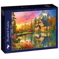 Bluebird The Mountain Cabin Jigsaw Puzzle (1000 Pieces)