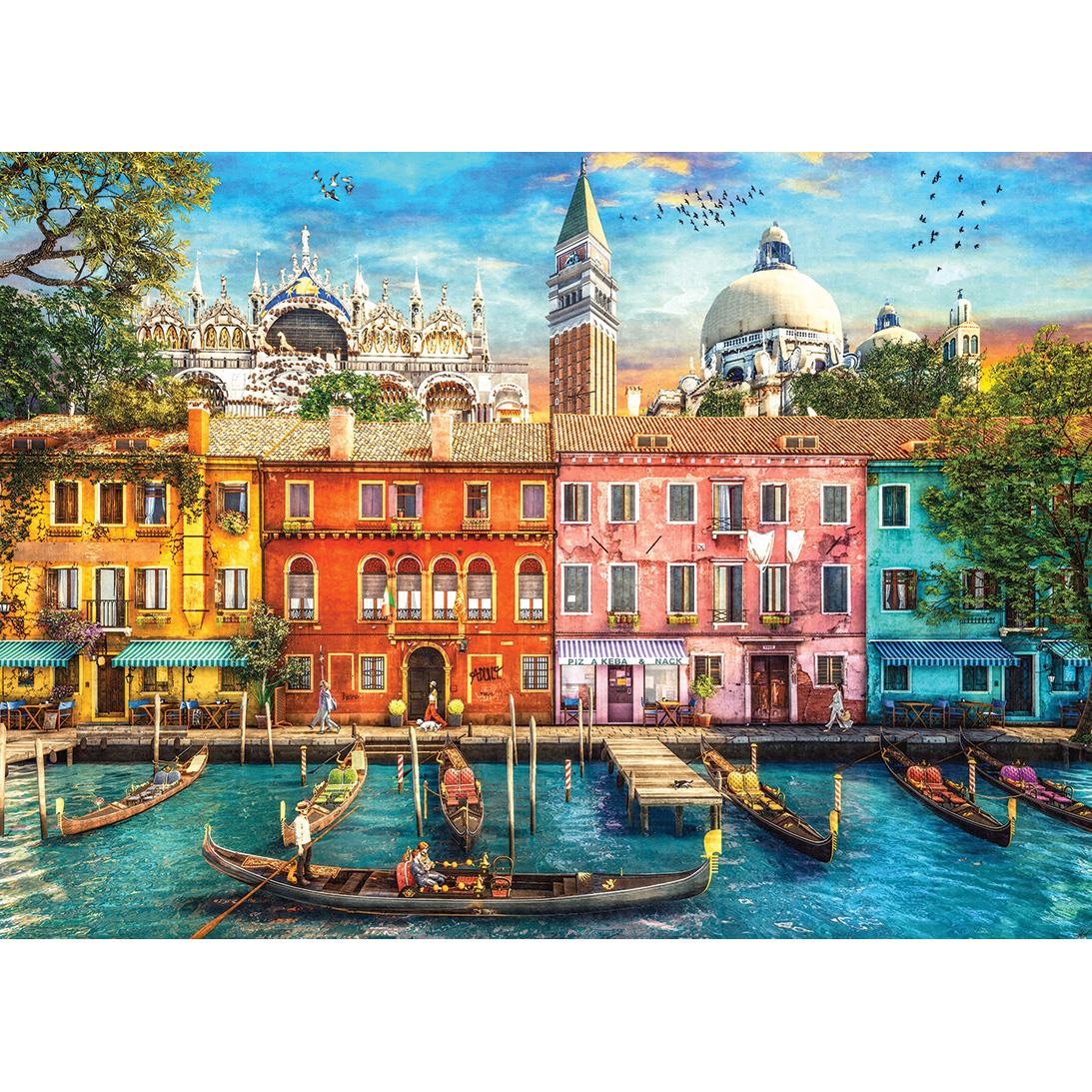 Gibsons Colours of Venice Jigsaw Puzzle (1000 Pieces)