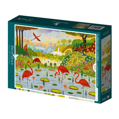 Pieces & Peace Flamants des Caraïbes Jigsaw Puzzle (1000 Pieces)