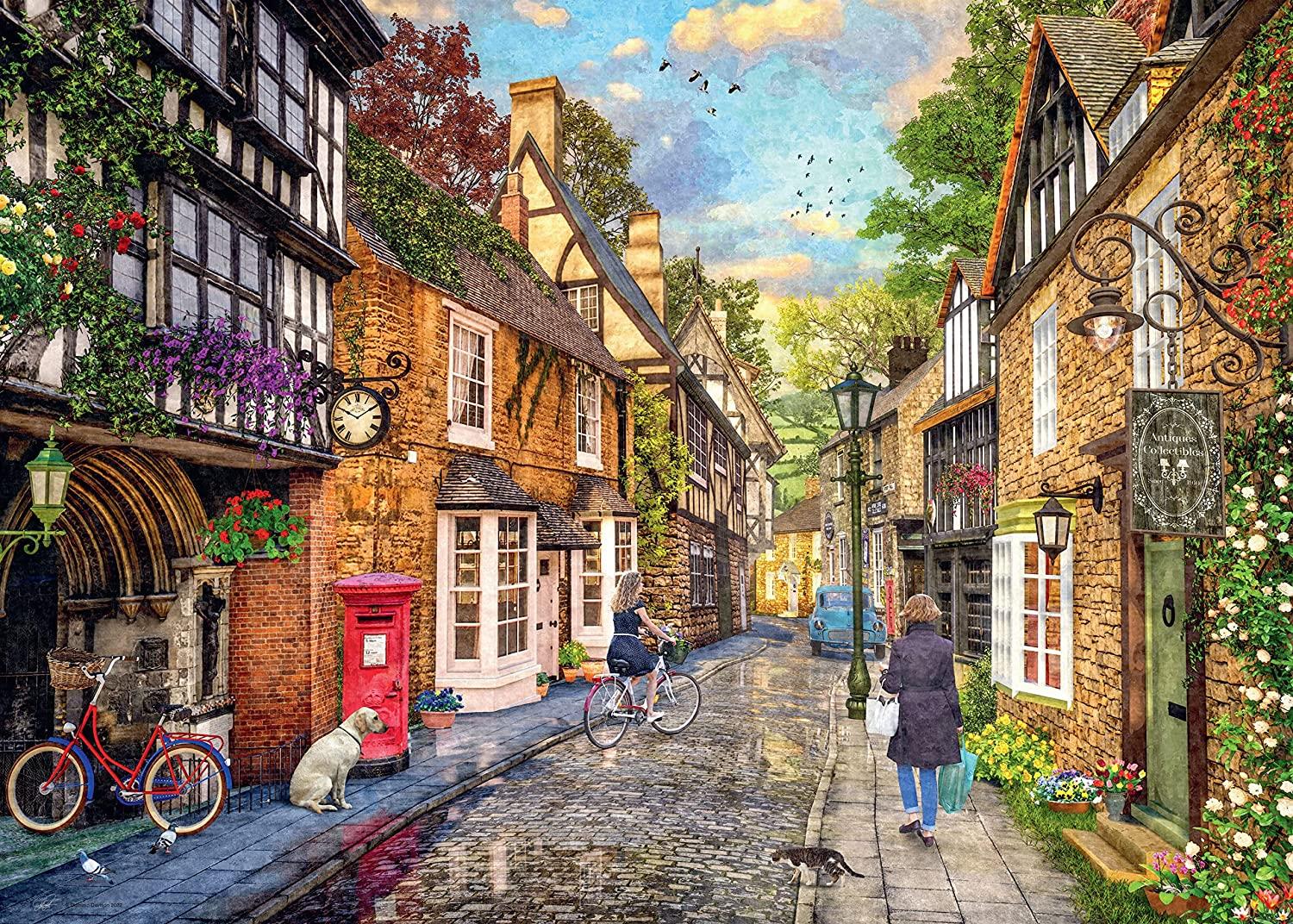 Ravensburger Down the Lane No.2 Meadow Hill Lane Jigsaw Puzzle (1000 Pieces)