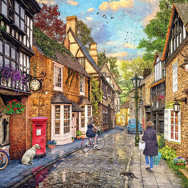 Ravensburger Down the Lane No.2 Meadow Hill Lane Jigsaw Puzzle (1000 Pieces)