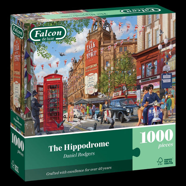 Falcon Deluxe The Hippodrome Jigsaw Puzzle (1000 Pieces)