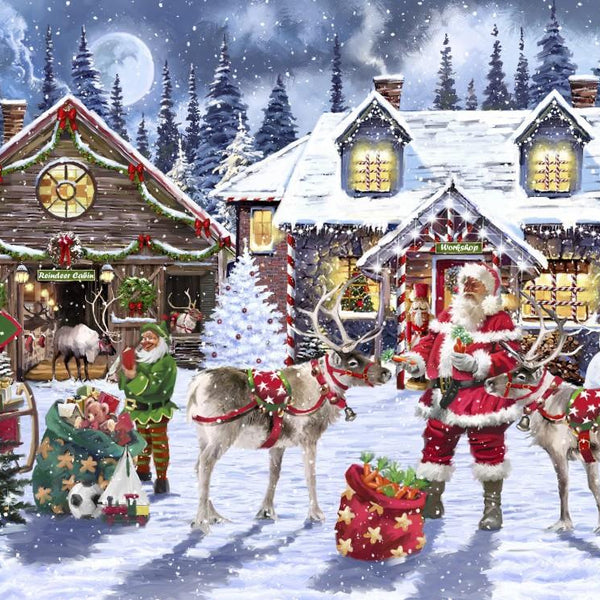 Bluebird Santa's Workshop Jigsaw Puzzle (1000 Pieces)