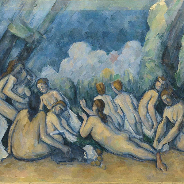 Bathers (Les Grandes Baigneuses), Cezanne- National Gallery Jigsaw Puzzle (1000 Pieces)