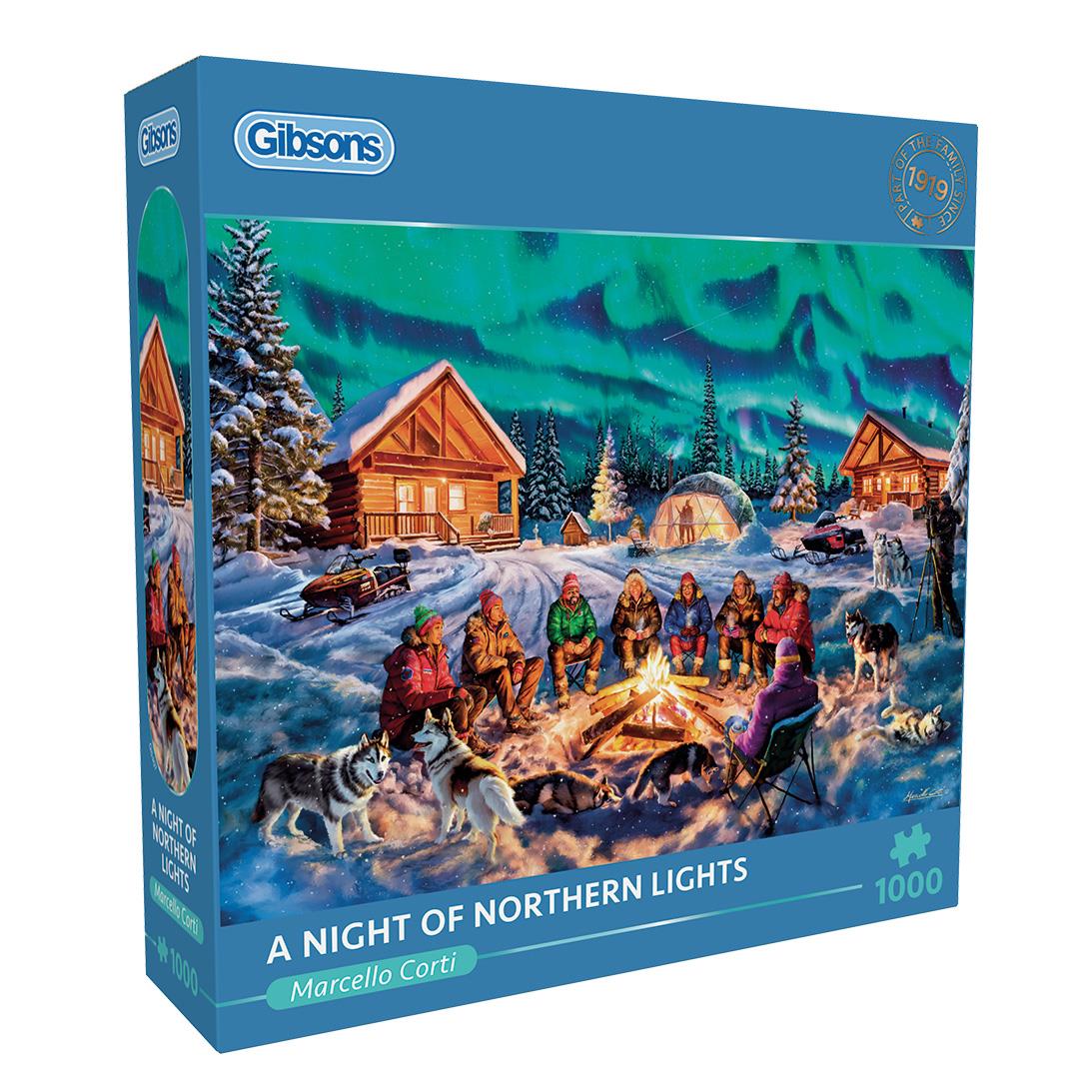 Gibsons A Night of Northern Lights Jigsaw Puzzle (1000 Pieces) – PDK