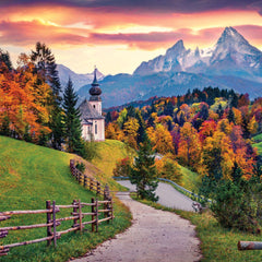 World's Smallest Jigsaw Puzzle - Bavarian Alps (1000 Pieces)