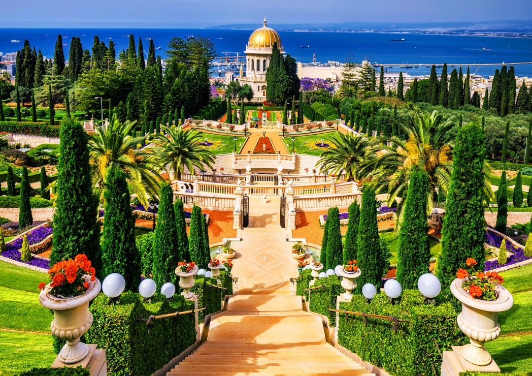 Bluebird Bahá'í Gardens Jigsaw Puzzle (1000 Pieces)