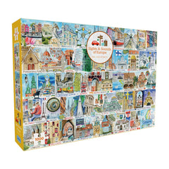 Gibsons Sights & Sounds of Europe Jigsaw Puzzle (1000 Pieces)