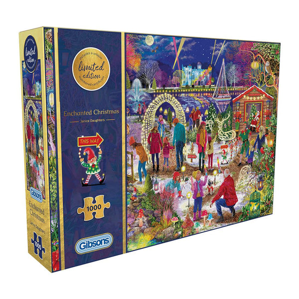 Gibsons Enchanted Christmas Limited Edition Jigsaw Puzzle (1000 Pieces)