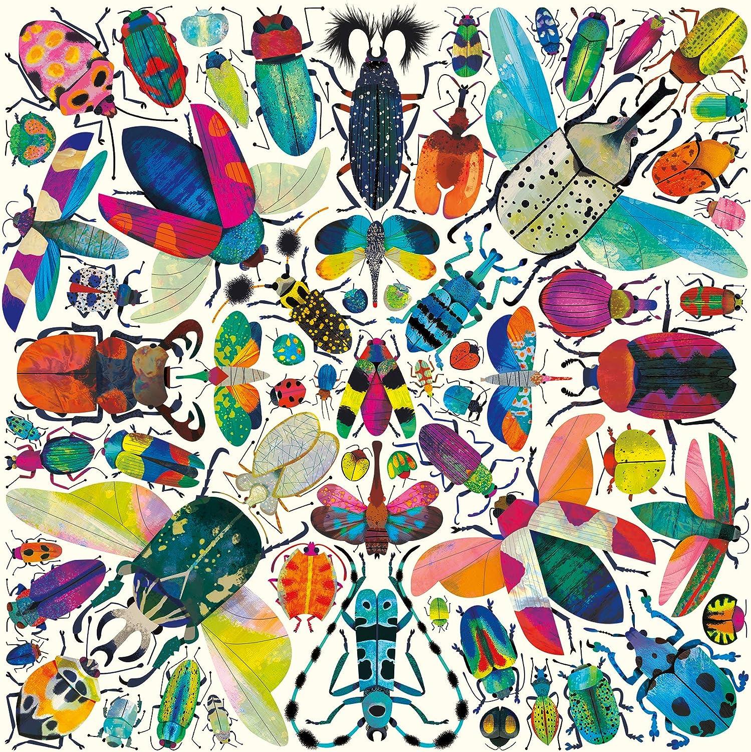 Galison Kaleido Beetles Jigsaw Puzzle (500 Pieces)