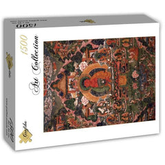 Grafika Buddha Amitabha in His Pure Land of Suvakti Jigsaw Puzzle (1500 Pieces)