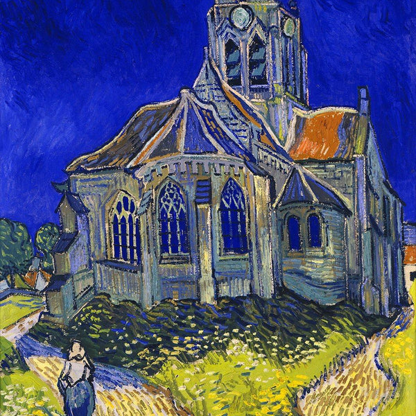 Enjoy Van Gogh: The Church in Auvers-sur-Oise Jigsaw Puzzle (1000 Pieces)