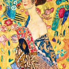 Bluebird Art Gustav Klimt - Lady with Fan, 1918 Jigsaw Puzzle (1000 Pieces)